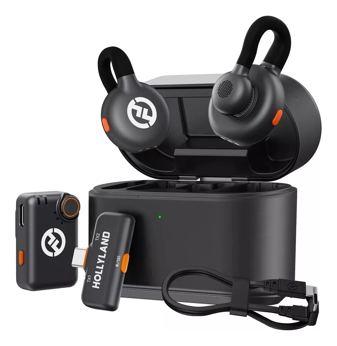Microfone Hollyland Lark M2S Combo Lapela Wireless